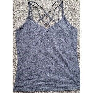 Maurices Gray Large Tank Top Cami Cage Neck Stretch Layering